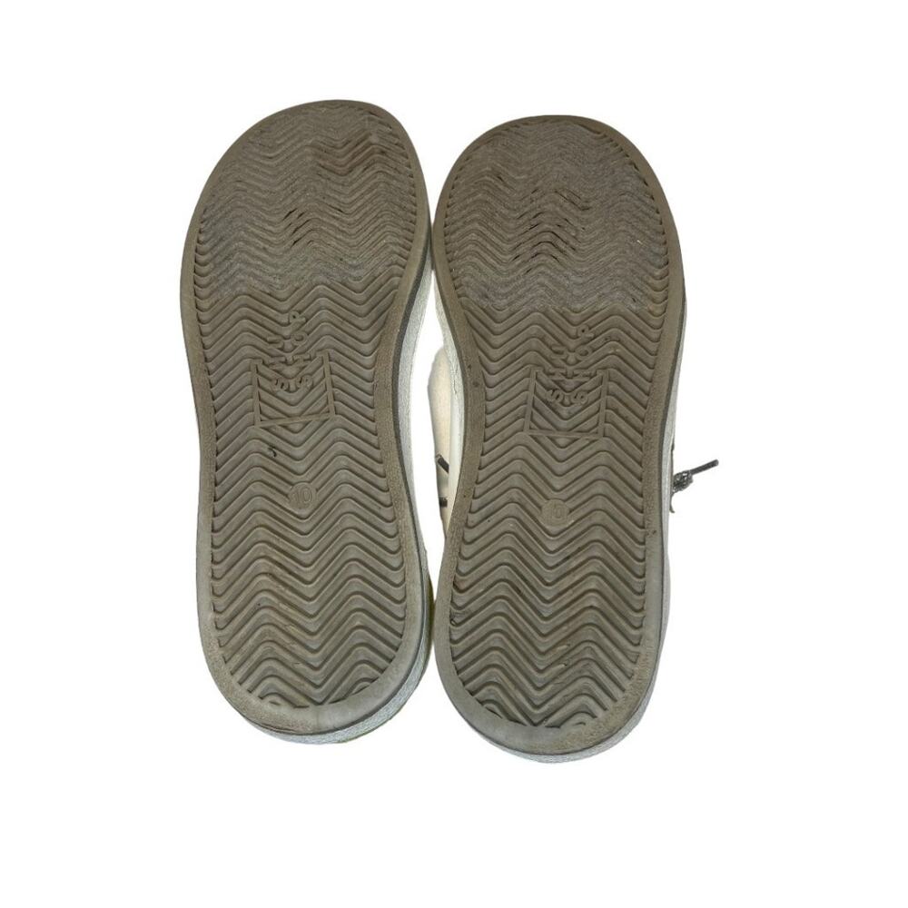 SHU SHOP, Paz low-top sneakers White & Lime green w glitter star silver laces,10 - Picture 9 of 13